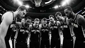 Spurs Team Huddle