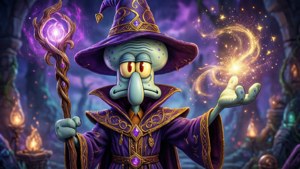 Squidward the Wizard
