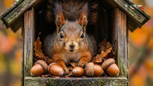 Squirrel's Autumn Nest