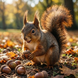 Squirrel Therian Autumn Park