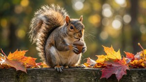 Squirrel with Acorn