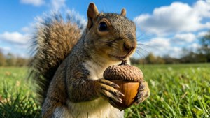 Squirrel with Acorn