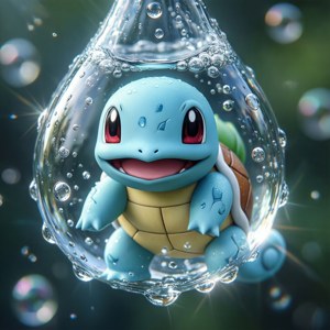 Squirtle in a Bubble