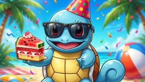 Squirtle Tropical Birthday
