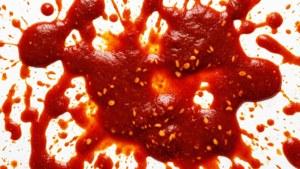 Sriracha Splatter Pattern