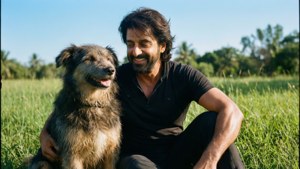 SRK and Dog
