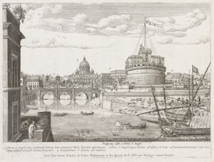 St. Angelo from "Prospectus Locurum Urbis Romae Insign[ium]