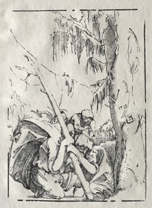 St. Christopher Crossing the Water with Christ on his Shoulders