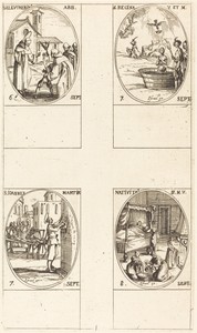 St. Eleutherius, Abbot; St. Regina; St. John; The Nativity of the Virgin