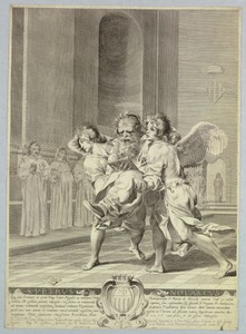 St. Peter Nolasque Carried to Offices by Angels