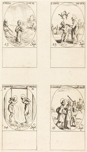 St. Thecla; St. Linus; Sts. Andochius and Thyrsus; St. Cleophas