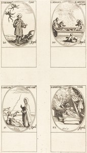 St. Theodorus; St. Agnes of Monte Pulciano; St. Anselme, Archbishop of Canterbury; St. Opportuna and Virgin