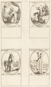 St. Thomas Aquin; St. Adrian and Companions; St. Frances; St. Macari