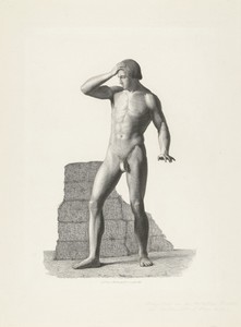 Staand mannelijk naakt