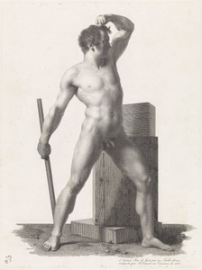Staand mannelijk naakt