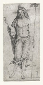 Staande Christus als Salvator Mundi