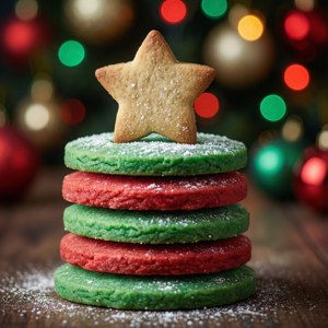Stack of Frosted Cookies