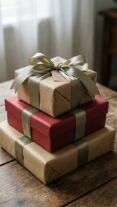 Stacked Birthday Gifts