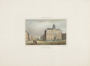Stadhuis en Hofplein in Leeuwarden