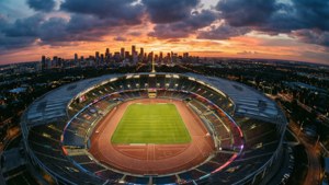 Stadium at Dusk
