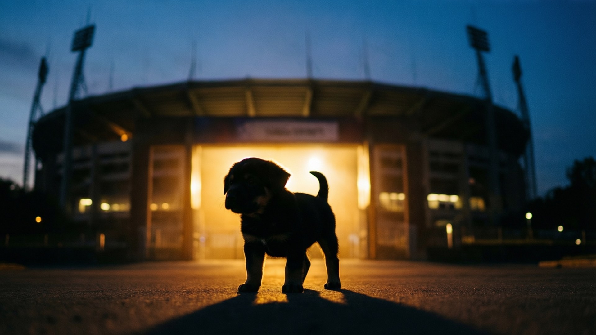 Stadium Entrance Shadow by Wallpapers.art Studio