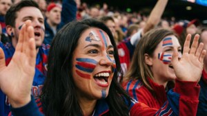 Stadium Fan Close-Up