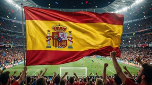 Stadium Spain Flag