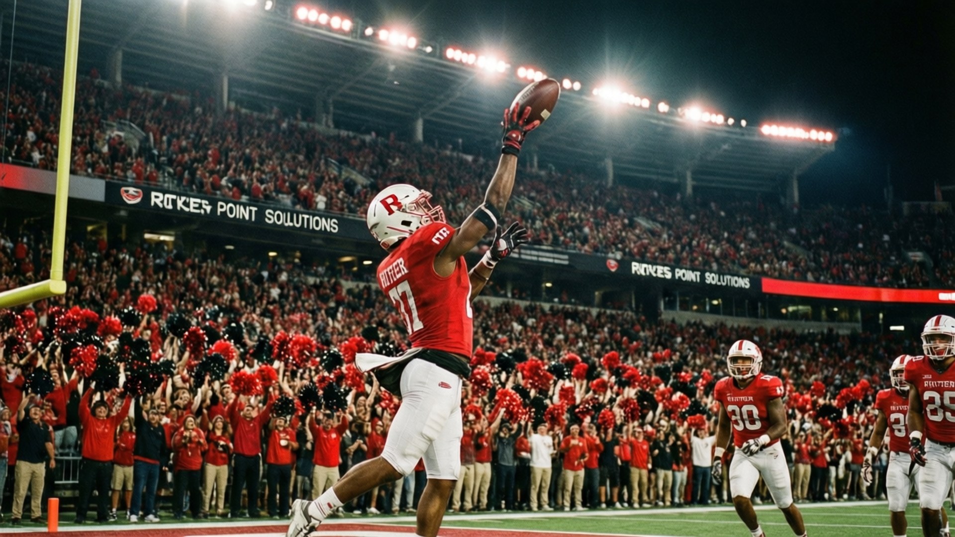 Stadium Touchdown Catch by Wallpapers.art Studio