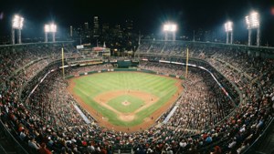 Stadium Under Lights