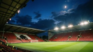 Stadium Under Night Sky