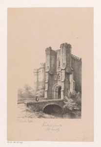 Stadspoort in de dertiende eeuw