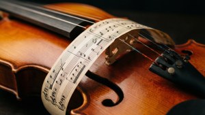 Staff on Violin