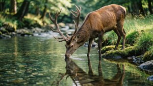 Stag at Clear Stream