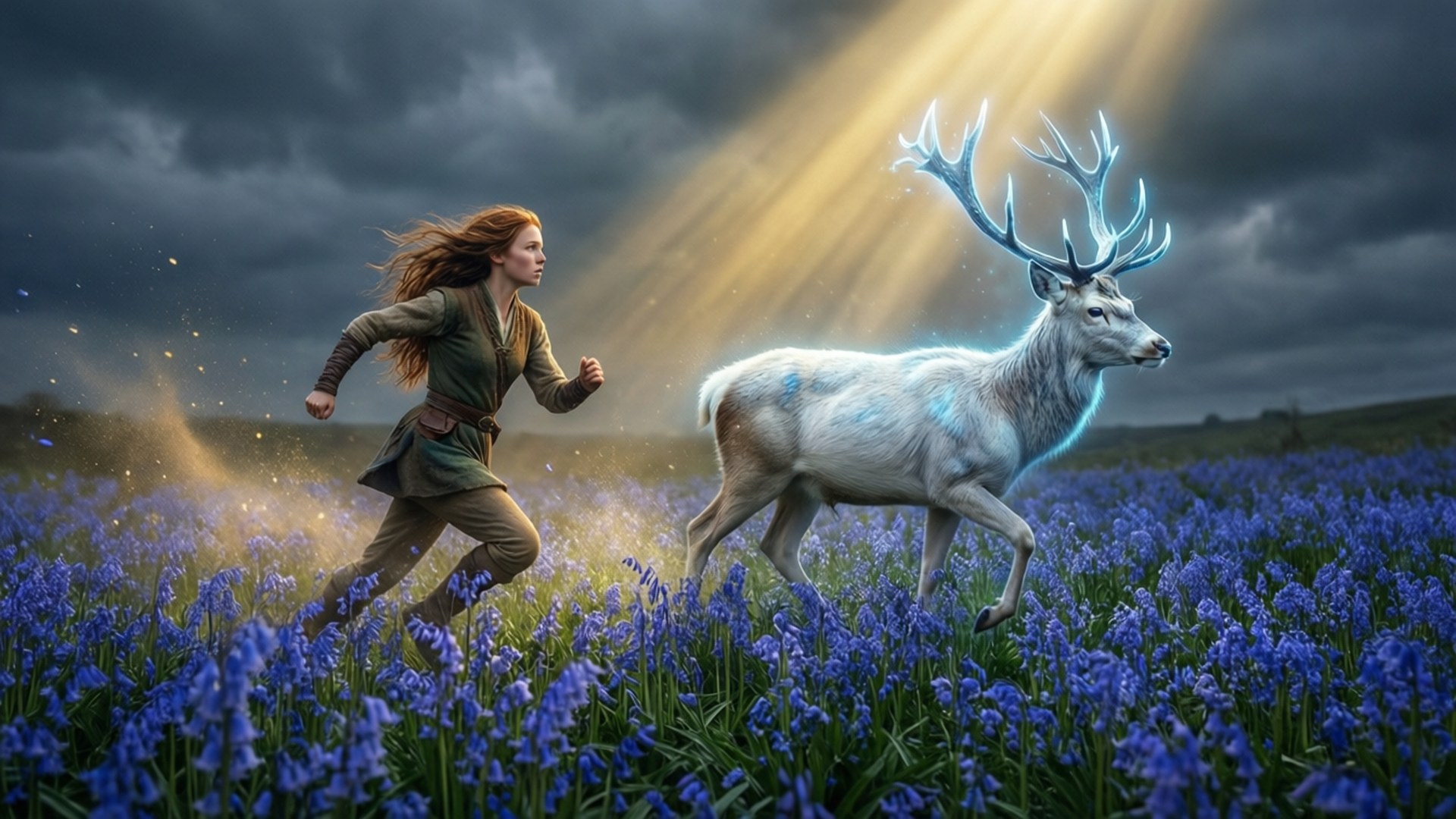 Stag of the Wild by Wallpapers.art Studio