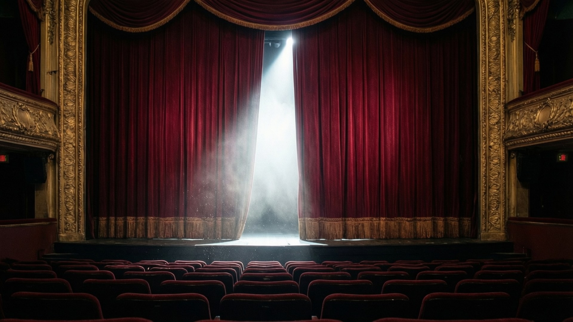 Stage of Red Silence by Wallpapers.art Studio