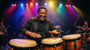 Stage Performance with Timbales