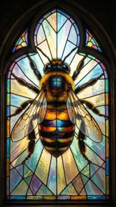 Stained Glass Bumblebee