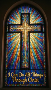 Stained Glass Cross