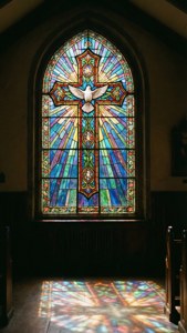 Stained Glass Cross