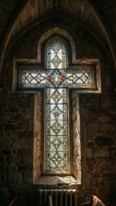 Stained Glass Cross