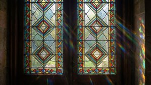 Stained Glass Door Frame