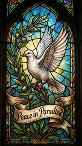 Stained Glass Dove