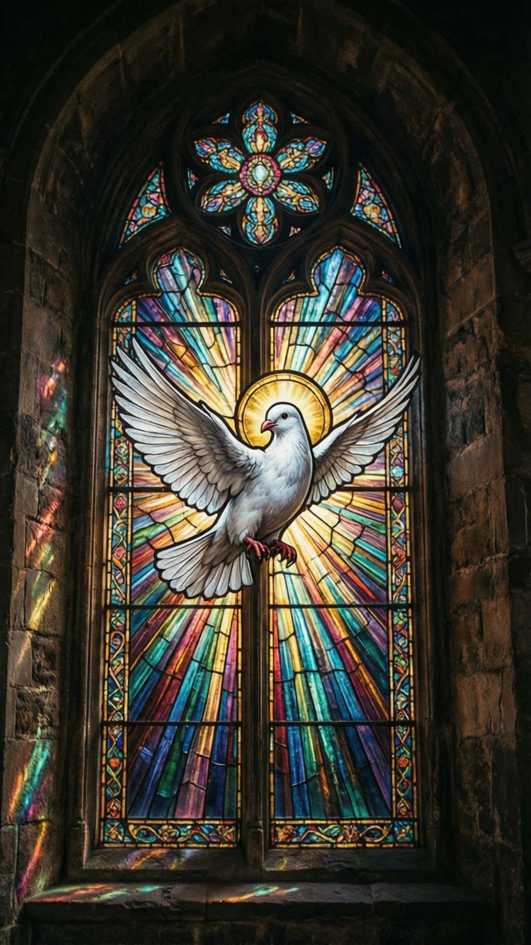 Stained Glass Grace by Wallpapers.art Studio
