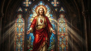 Stained Glass Sacred Heart