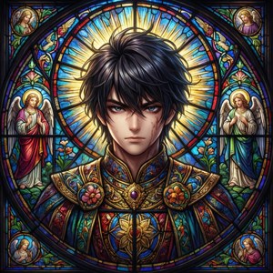 Stained Glass Saint