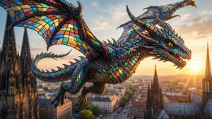 Stained Glass Wyrm