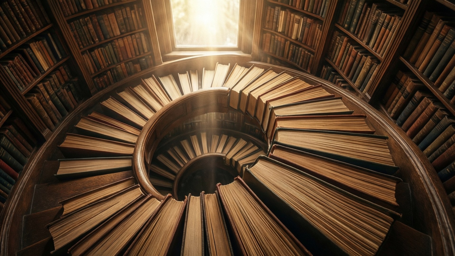 Staircase of Knowledge by Wallpapers.art Studio