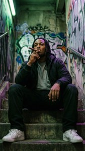 Staircase Smoke Session
