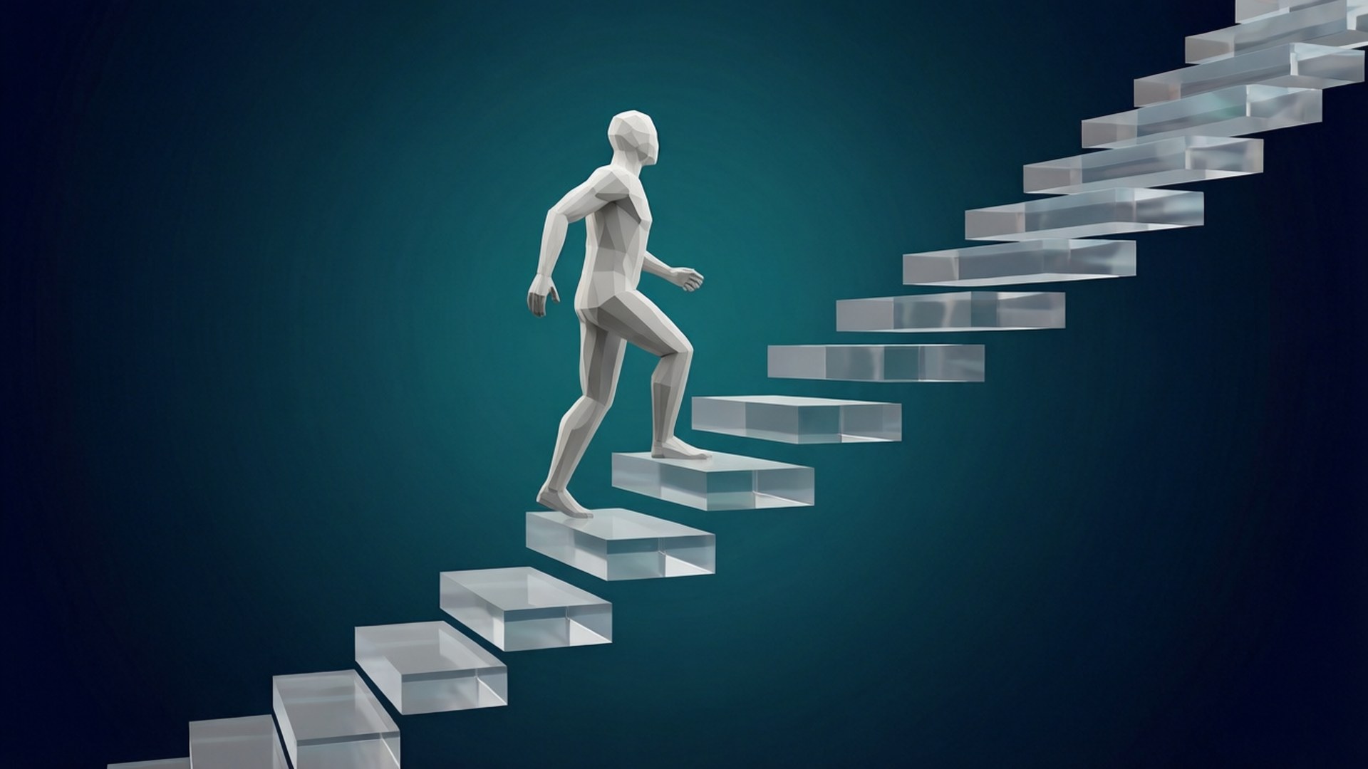 Stairway to Progress by Wallpapers.art Studio