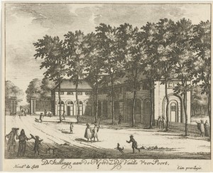 Stallen aan de noordzijde van Paleis Soestdijk